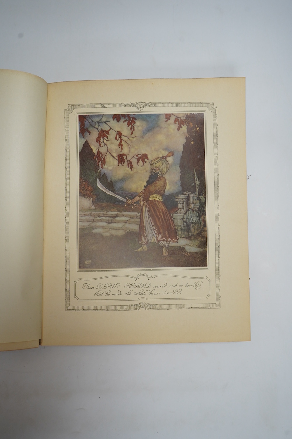 Quiller-Couch, Sir Arthur - The Sleeping Beauty and Other Fairy Tales ... 30 coloured and mounted plates (by Edmund Dulac) with captioned guards, text decorations; publisher's gilt pictorial and decorated morocco, gilt t